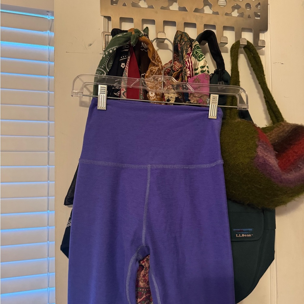 Beyond Yoga Violet Space Dye Leggings